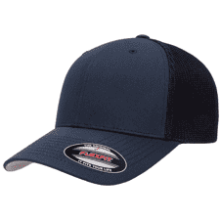 Flexfit Trucker Mesh Fitted Cap - Navy