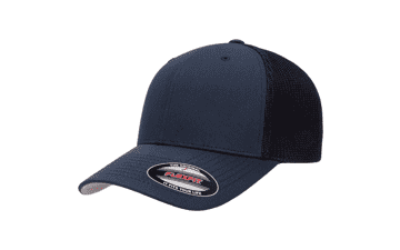 Flexfit Trucker Mesh Fitted Cap - Navy