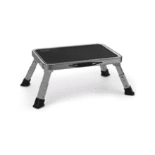 Foldable Step Stool with Non-Slip Platform - Adjustable and Sturdy - 330 Lbs Capacity