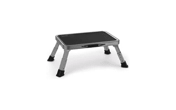 Foldable Step Stool with Non-Slip Platform - Adjustable and Sturdy - 330 Lbs Capacity