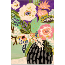 Fresh Flowers in Vase - Ready to Hang - 48" x 32" - Multicolor