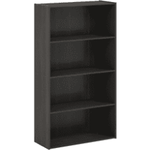 Furinno Pasir 4-Tier Bookcase Storage Shelves - Espresso