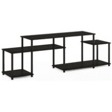 Furinno Turn-N-Tube TV Stand for 55 Inch, Espresso