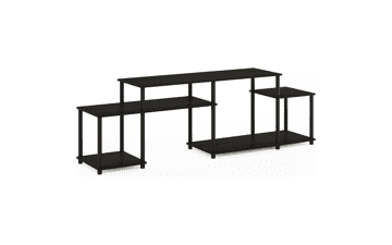 Furinno Turn-N-Tube TV Stand for 55 Inch, Espresso