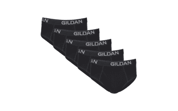 Gildan Cotton Stretch Briefs for Men, Pack of 5