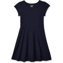 Girls Short Sleeve Skater Dress - The Children's Place