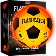 Glow in the Dark Light Up Soccer Ball - Sports Gear Gift for Boys & Girls 8-15+ Years - Cool Toys Ages 8-15