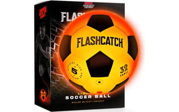 Glow in the Dark Light Up Soccer Ball - Sports Gear Gift for Boys & Girls 8-15+ Years - Cool Toys Ages 8-15