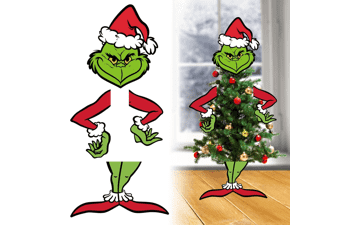 Grinch Tree Topper - Christmas Tree Decorations for Whoville