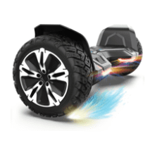 Gyroor Warrior 8.5 inch Off Road Hoverboard with Bluetooth Speakers and LED Lights