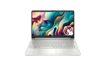 HP 2023 Laptop, 15.6" Touchscreen, Intel Core i3-1115G4, 8GB RAM, 256GB SSD, WiFi, Bluetooth, Numeric Keypad, Windows 11 Home, Silver