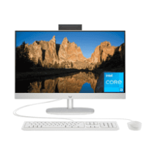 HP 23.8 inch All-in-One Desktop PC, FHD Display, Core i3-N300, 8GB RAM, 512GB SSD, Windows 11 Home