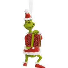 Hallmark Dr. Seuss How The Grinch Stole Christmas! Grinch with Present Ornament