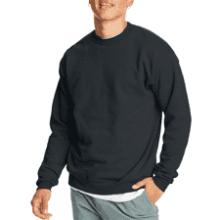 Hanes Men's Ecosmart Fleece Sweatshirt - Cotton-blend Pullover