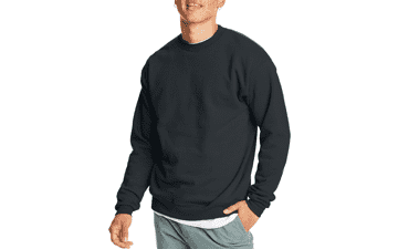 Hanes Men's Ecosmart Fleece Sweatshirt - Cotton-blend Pullover