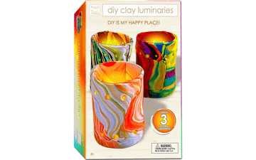 Hapinest Clay Luminaries Arts and Crafts Kit - Gifts for Kids, Girls, Boys, Teens - Ages 6 and Up