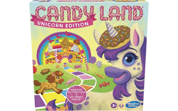 Hasbro Gaming Candy Land Unicorn Edition Toddler Games, Unicorn Toys, Kids Gifts, Board Games, Ages 3 and Up