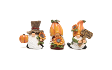 Hodao Fall Thanksgiving Pumpkin Gnomes Decorations Handmade Swedish Tomte Gnomes Elf