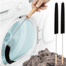 Holikme Dryer Vent Cleaner Kit - Clothes Lint Brush, Home Essentials for Flexible Refrigerator Coil and Vacuum Cleaning