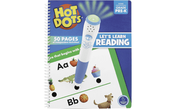 Hot Dots Let's Learn Pre-K Reading - Preschool Workbook with Interactive Pen