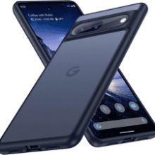 Humixx Shockproof Google Pixel 7 Case - Military Grade Drop Tested - Ultimate Silky Touch - Translucent Hard Back Protective Slim Thin Matte Black Phone Cases for Pixel 7 5G 6.1