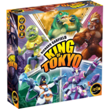 IELLO King of Tokyo New Edition Strategy Board Game Space Penguin Included 2-6 Players 30 Minute Play Time Ages 8+