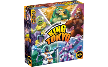 IELLO King of Tokyo New Edition Strategy Board Game Space Penguin Included 2-6 Players 30 Minute Play Time Ages 8+