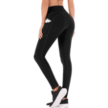 IUGA High Waist Yoga Pants with Pockets, Women's Tummy Control Leggings