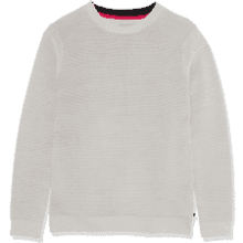 IZOD Boys' Crew Neck Ribbed Pullover Sweater with Chest Logo