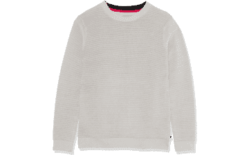 IZOD Boys' Crew Neck Ribbed Pullover Sweater with Chest Logo