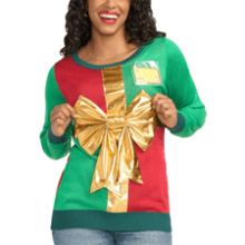 Interactive Ugly Christmas Sweaters for Women - Tipsy Elves