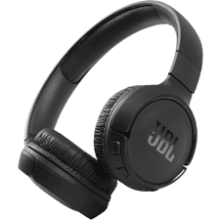 JBL Tune 510BT Wireless On-Ear Headphones with Purebass Sound - Black