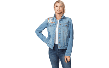 Jessica Simpson Reagan Trucker Jean Jacket for Women