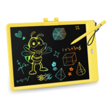 KOKODI 10 Inch Colorful LCD Writing Tablet for Toddlers - Doodle Board Drawing Tablet - Erasable Reusable Electronic Drawing Pads - Educational Learning Toy for 3-6 Year Olds