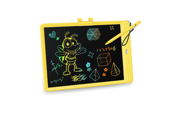 KOKODI 10 Inch Colorful LCD Writing Tablet for Toddlers - Doodle Board Drawing Tablet - Erasable Reusable Electronic Drawing Pads - Educational Learning Toy for 3-6 Year Olds