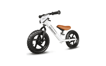 KRIDDO Toddler Balance Bike - 12 Inch Push Bicycle with Customize Plate and Stickers - Steady Balancing - Gift Bike for 2-3 Year Old Boys and Girls