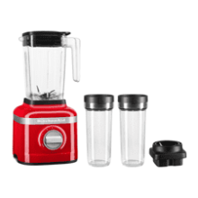 KitchenAid K150 3 Speed Ice Crushing Blender with 2 Personal Blender Jars - Passion Red