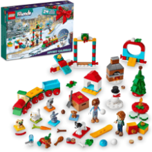 LEGO Friends Advent Calendar 2023 - Christmas Holiday Countdown Playset with 24 Surprises, 2 Mini-Dolls, and 8 Pet Figures