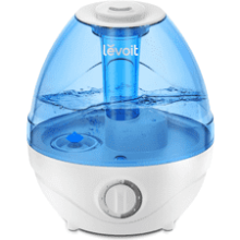 LEVOIT Bedroom Humidifier Large Room (2.4L Water Tank), Cool Mist Whole House, Quiet Baby Nursery, 360° Rotation Nozzle, Ultrasonic, Auto Shut off, Night Light, BPA-Free