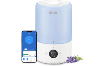 LEVOIT Dual 200S Smart Humidifiers for Bedroom - Top Fill - Customize Humidity - Home, Baby Nursery & Plants - Humidistat - Essential Oil Diffuser - Schedule - Timer - APP & Voice Control - 3L - Blue