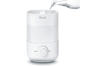 LEVOIT Top Fill Humidifier, 2.5L Large Tank, Easy to Fill and Clean, 26dB Quiet Cool Mist for Bedroom, Home, Baby Nursery & Plants, Auto Shut-off, BPA-Free, 25H Runtime