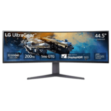 LG 45GR65DC-B 45" Ultragear QHD 1ms 200Hz Curved Gaming Monitor with VESA DisplayHDR 600 - Black