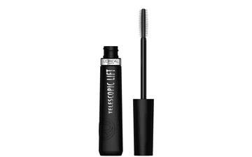 L’Oréal Paris Telescopic Lift Mascara, Lengthening and Volumizing Eye Makeup, Up to 36HR Wear, Black