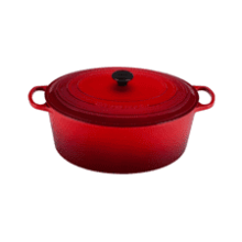 Le Creuset Signature Oval Dutch Oven - 15.5 qt. - Cerise