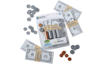 Learning Resources Pretend Play Money - 150 Pieces, Ages 3+