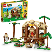 Lego Super Mario Donkey Kong’s Tree House Expansion Set 71424 with 2 Buildable Characters