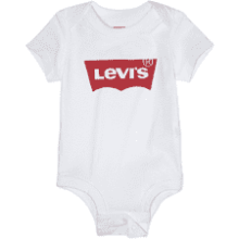 Levi's Baby Graphic Bodysuit - White Batwing - 3M