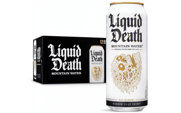 Liquid Death Still Mountain Water 16.9 oz Tallboys 12-Pack