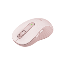 Logitech Signature M650 Wireless Mouse - Small to Medium Hands, 2-Year Battery, Silent Clicks, Customizable Buttons, Bluetooth - Rose