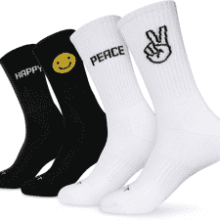 MONFOOT Athletic Cushioned Crew Socks - Women's and Men's - 4-8 Pack